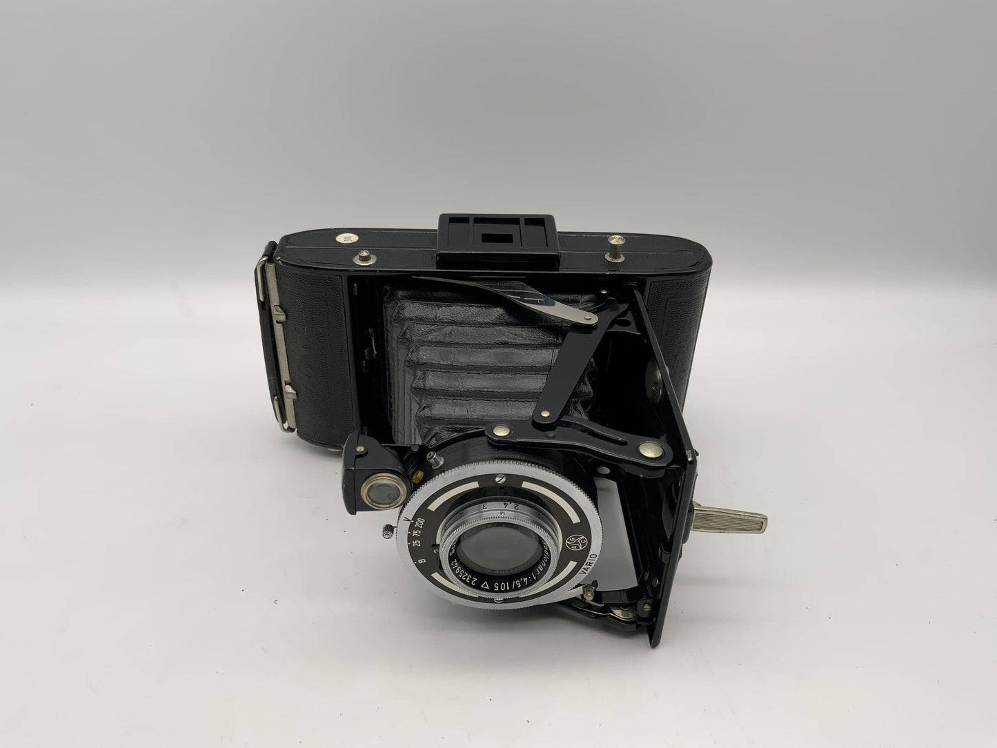 Adox Sport Klappkamera mit Radionar 1:4.5 105mm Vario Schneider Kreuznach