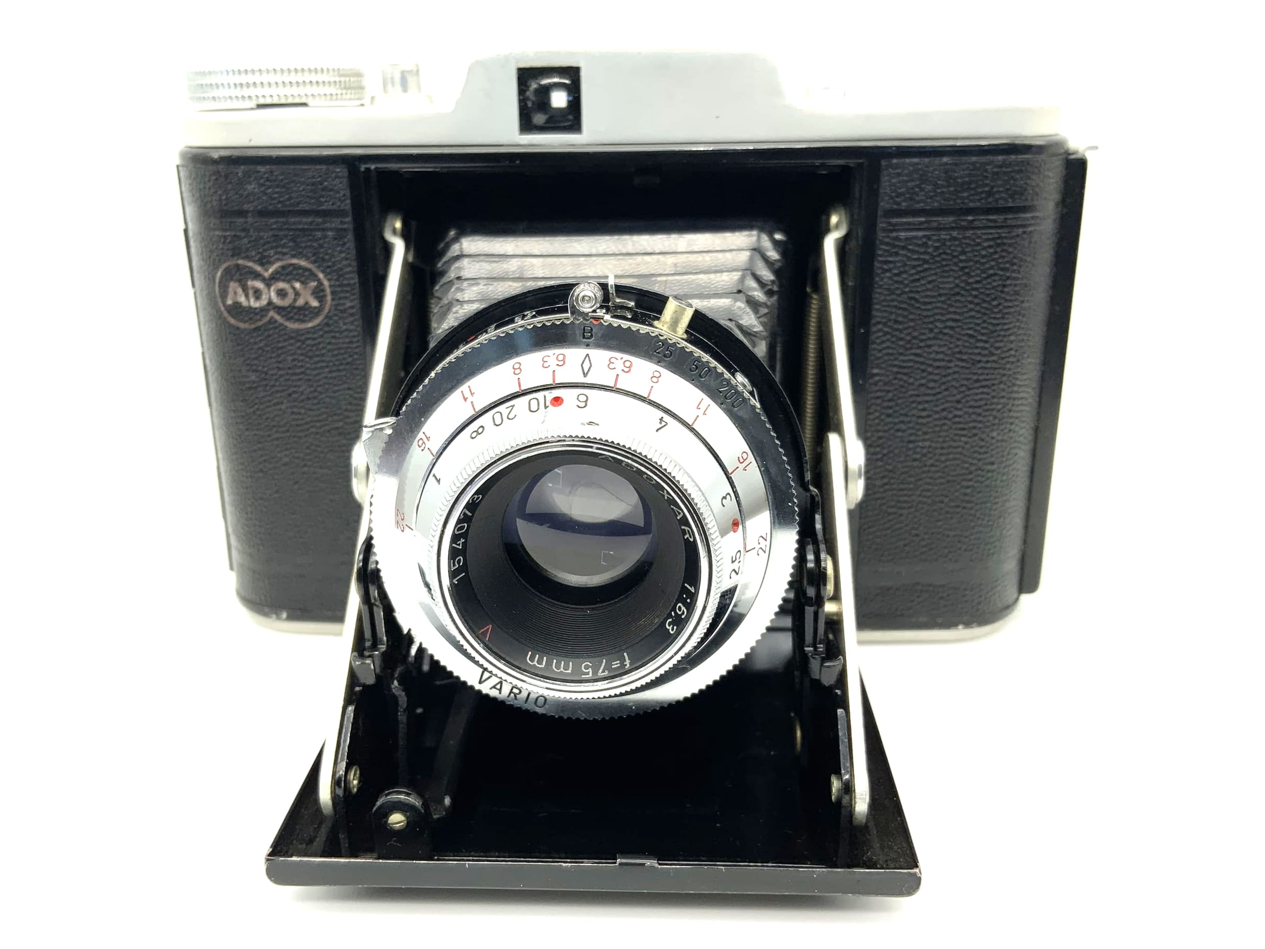 Appareil photo pliable Adox Golf avec Adoxar 1:6.3 75 mm rouge V Vario