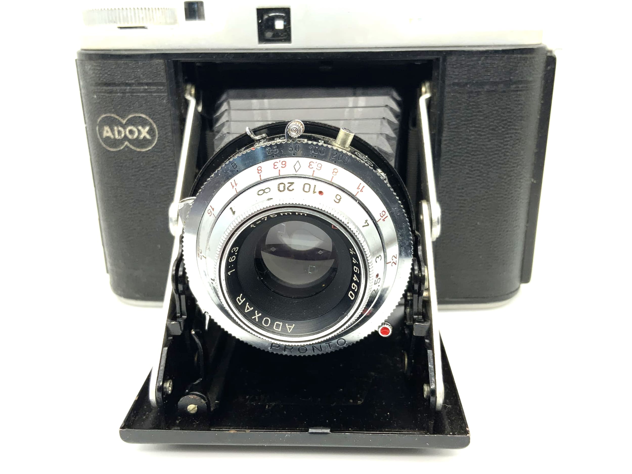 Appareil photo pliable Adox Golf avec Adoxar 1:6.3 75 mm rouge V Pronto