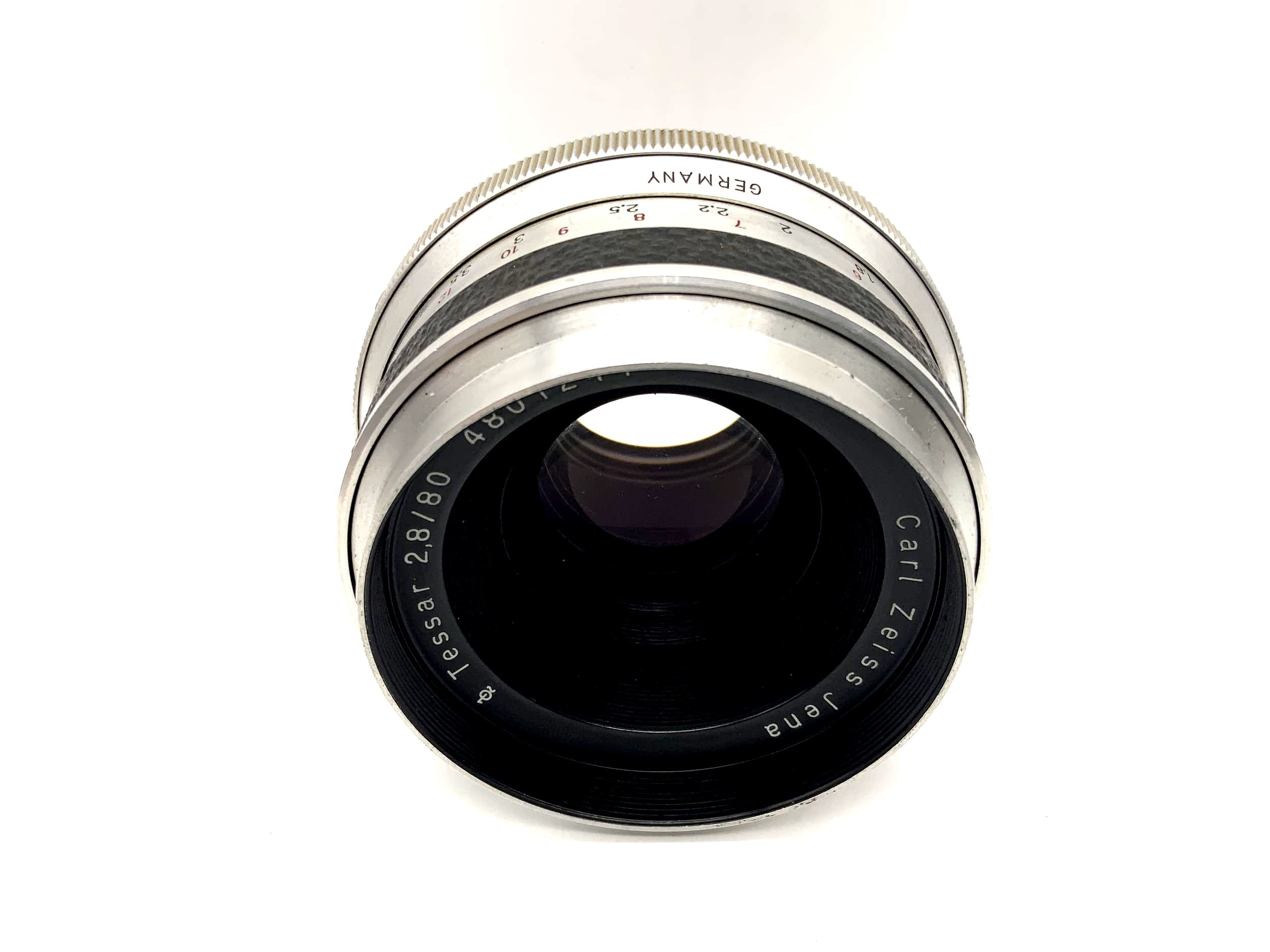 Carl Zeiss 80mm 1:2.8 Lens 6x6 Tessar Camera (Pentacon Six)