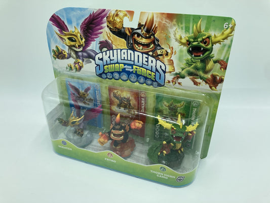 Skylanders Swap Force 3er Pack Scratch Fryno Camo neu und ovp originalverpackt