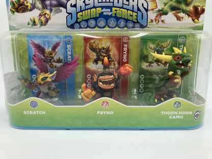 Skylanders Swap Force 3er Pack Scratch Fryno Camo neu und ovp originalverpackt