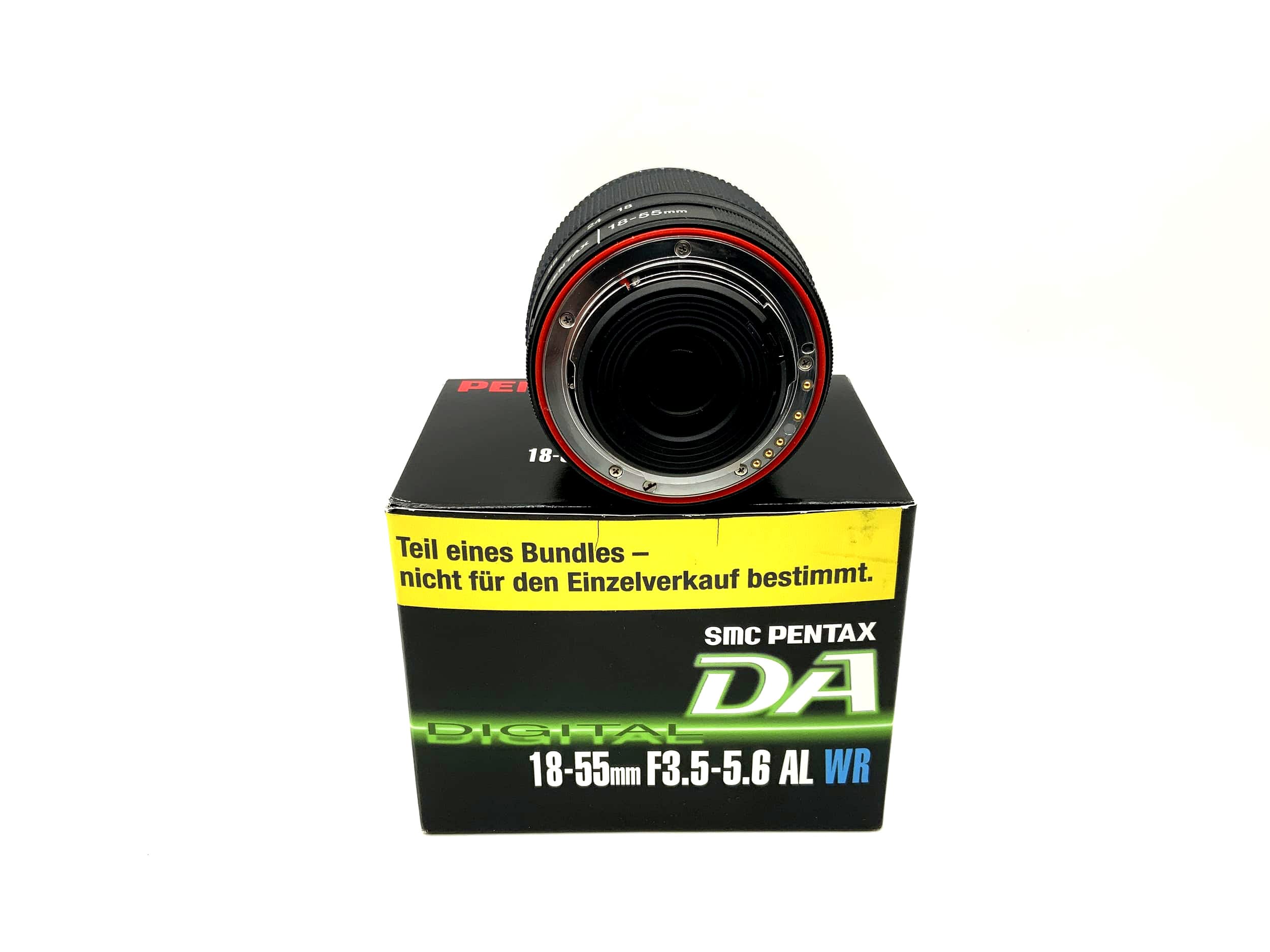 Objectif Pentax 18-55 mm 1:3,5-5,6 SMC Pentax -DA AL WR avec emballage d'origine (Pentax K AF)