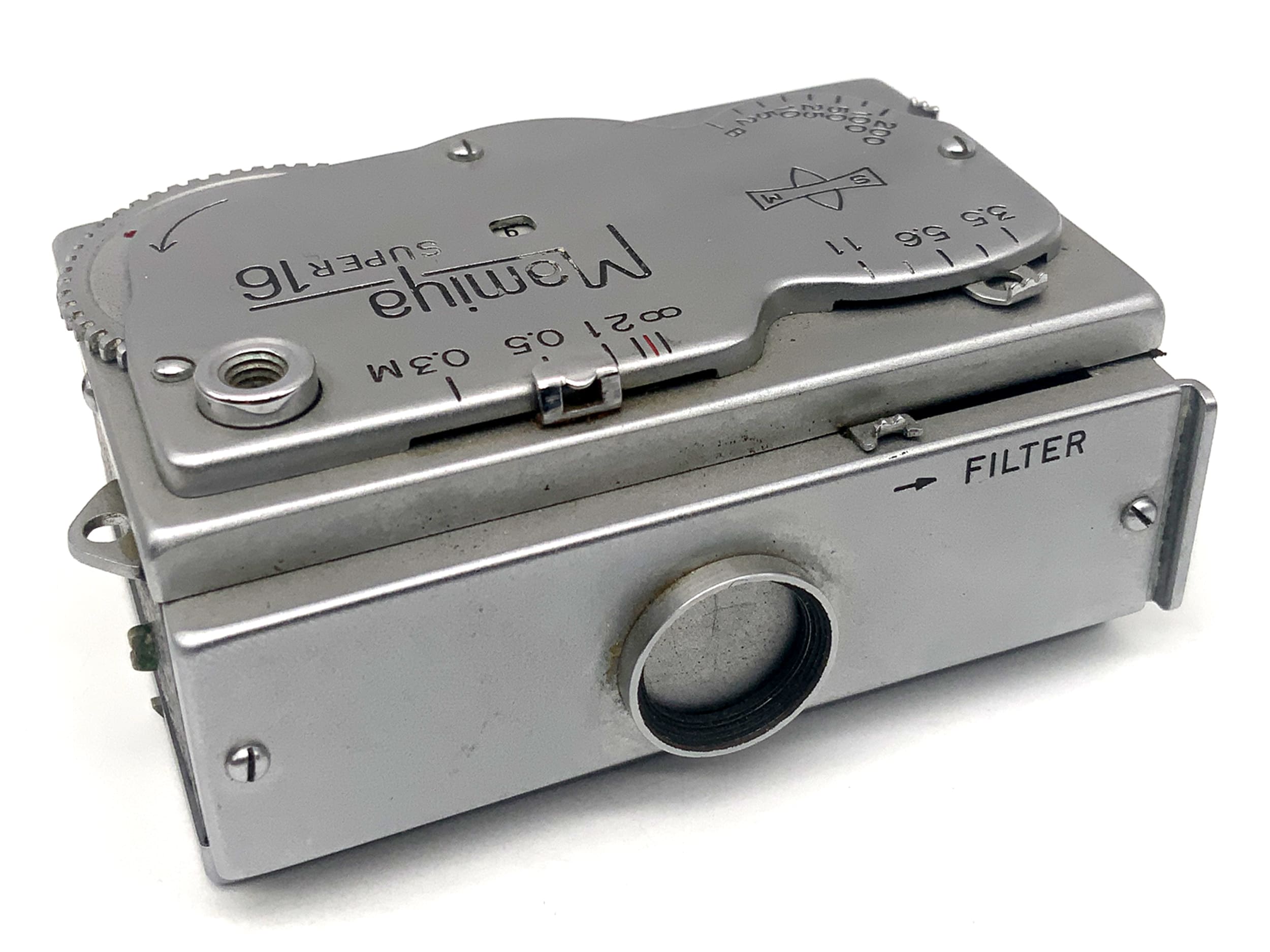 Mamiya Super 16 Miniaturkamera mit 25mm 1:3,5 Kleinstbildkamera