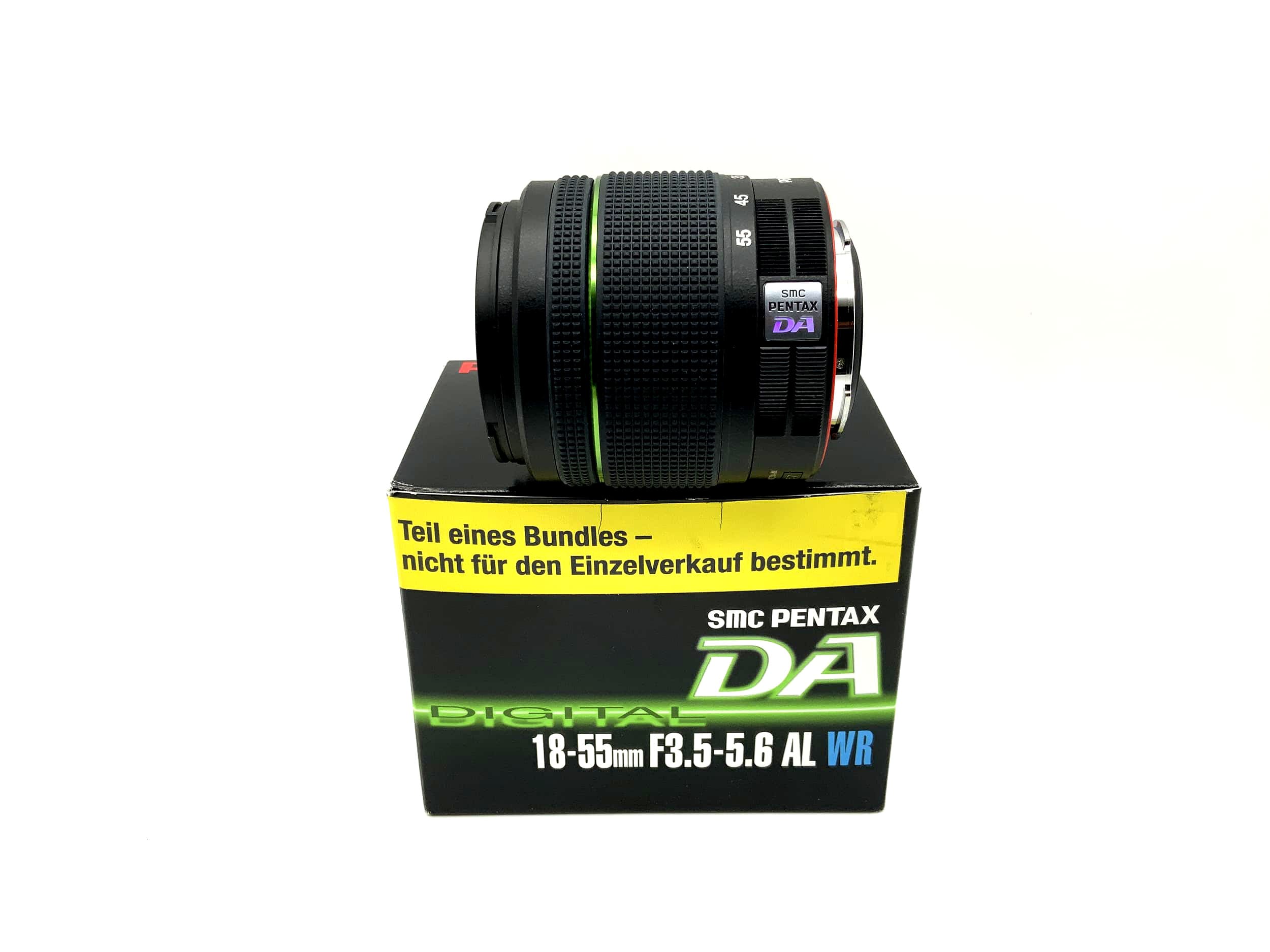 Objectif Pentax 18-55 mm 1:3,5-5,6 SMC Pentax -DA AL WR avec emballage d'origine (Pentax K AF)