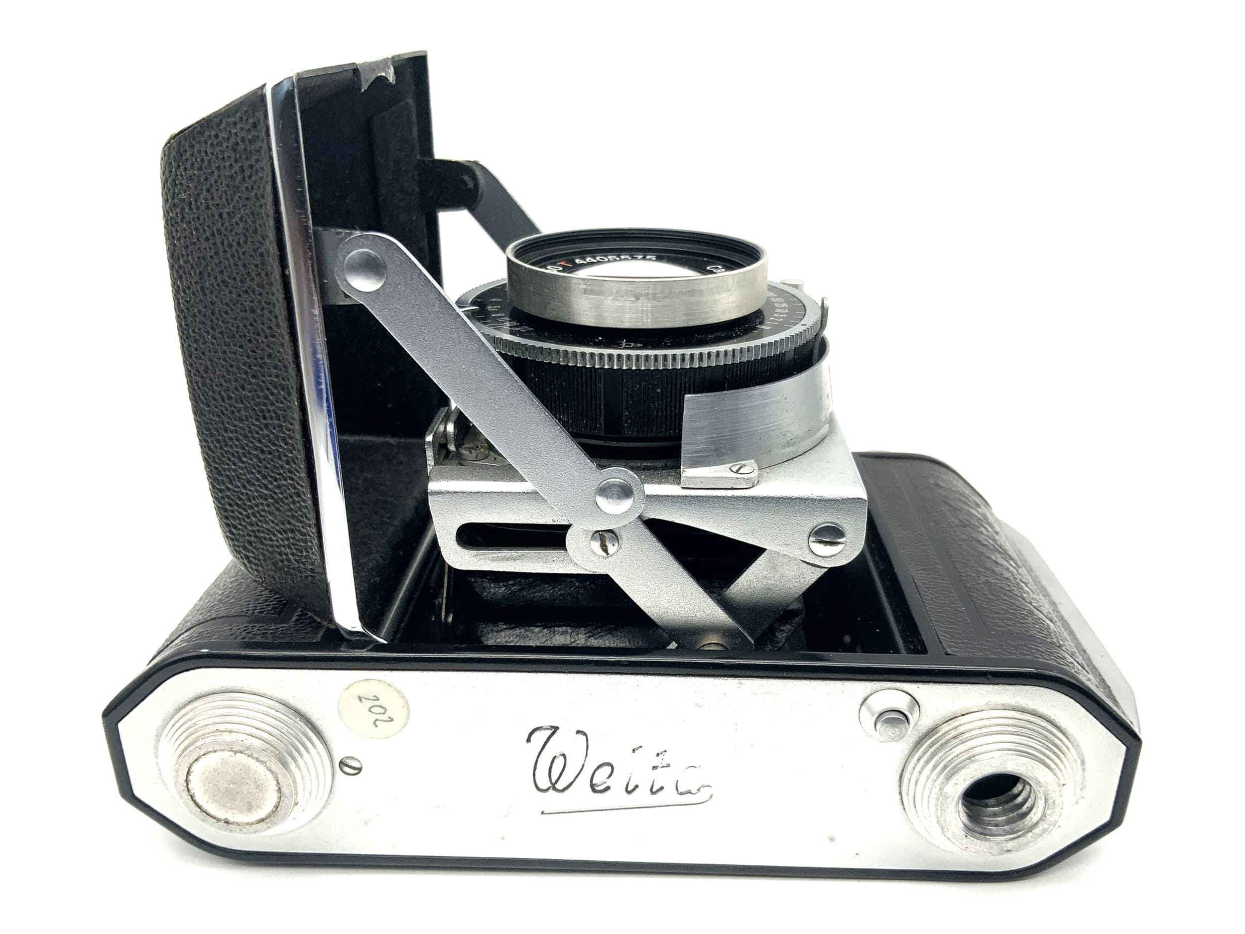 Welta Welti I folding camera with Carl Zeiss Tessar 1:2.8 50mm red T Vebur
