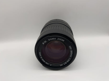 Sigma 100-300mm 1:4.5-6.7 Objektiv UC Zoom D Kamera Camera Lens (Nikon AF)