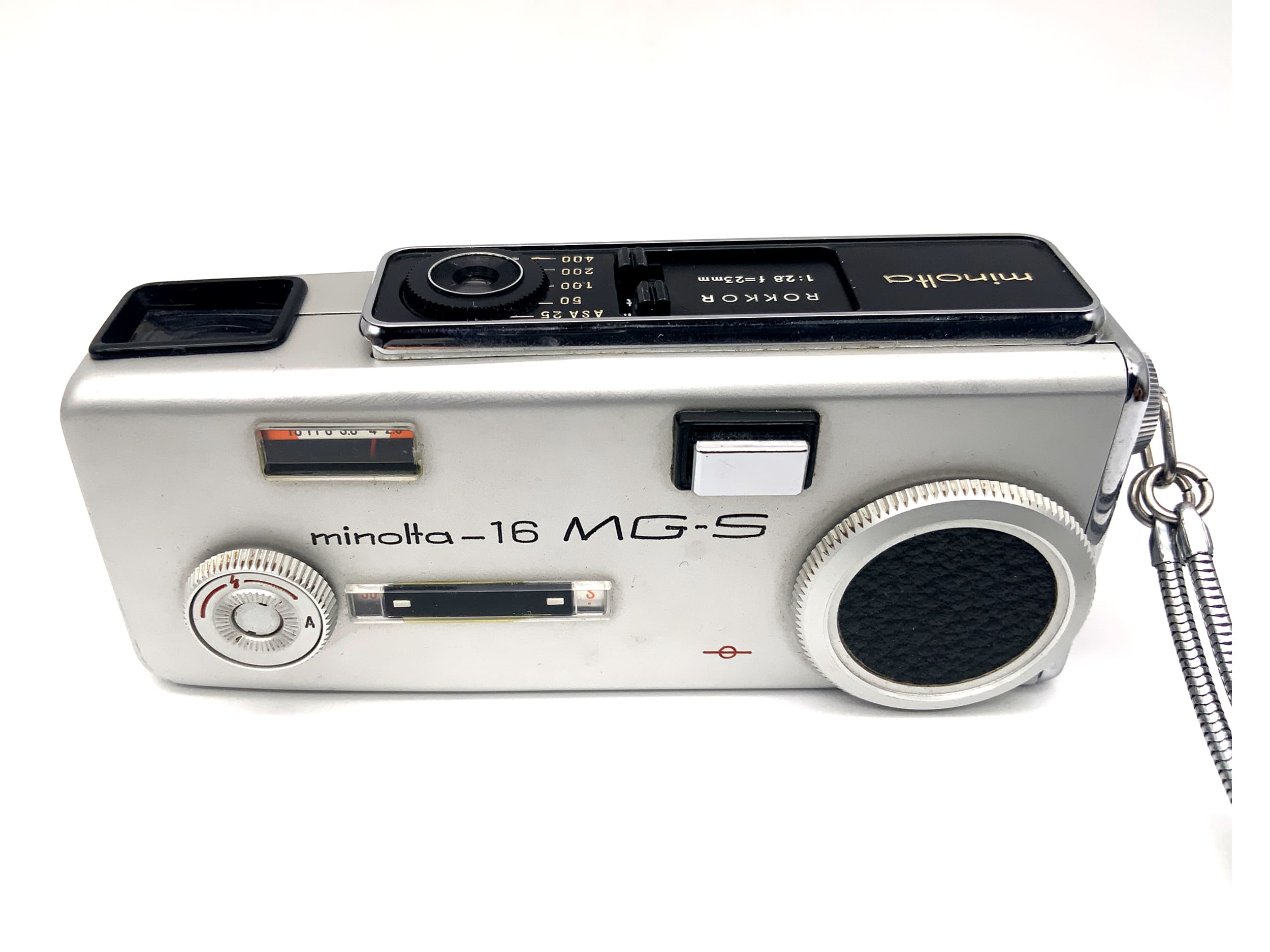 Minolta 16 MG-S Miniaturkamera mit Rokkor 23mm 1:2.8 Kleinstbildkamera