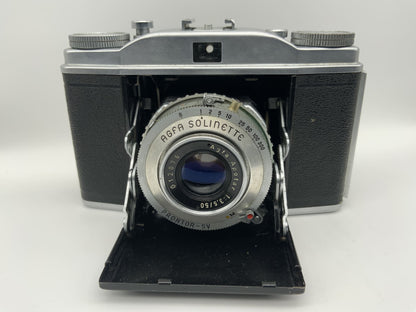 Agfa Solinette II Klappkamera mit Apotar 1:3.5 50mm 2 Prontor-SV