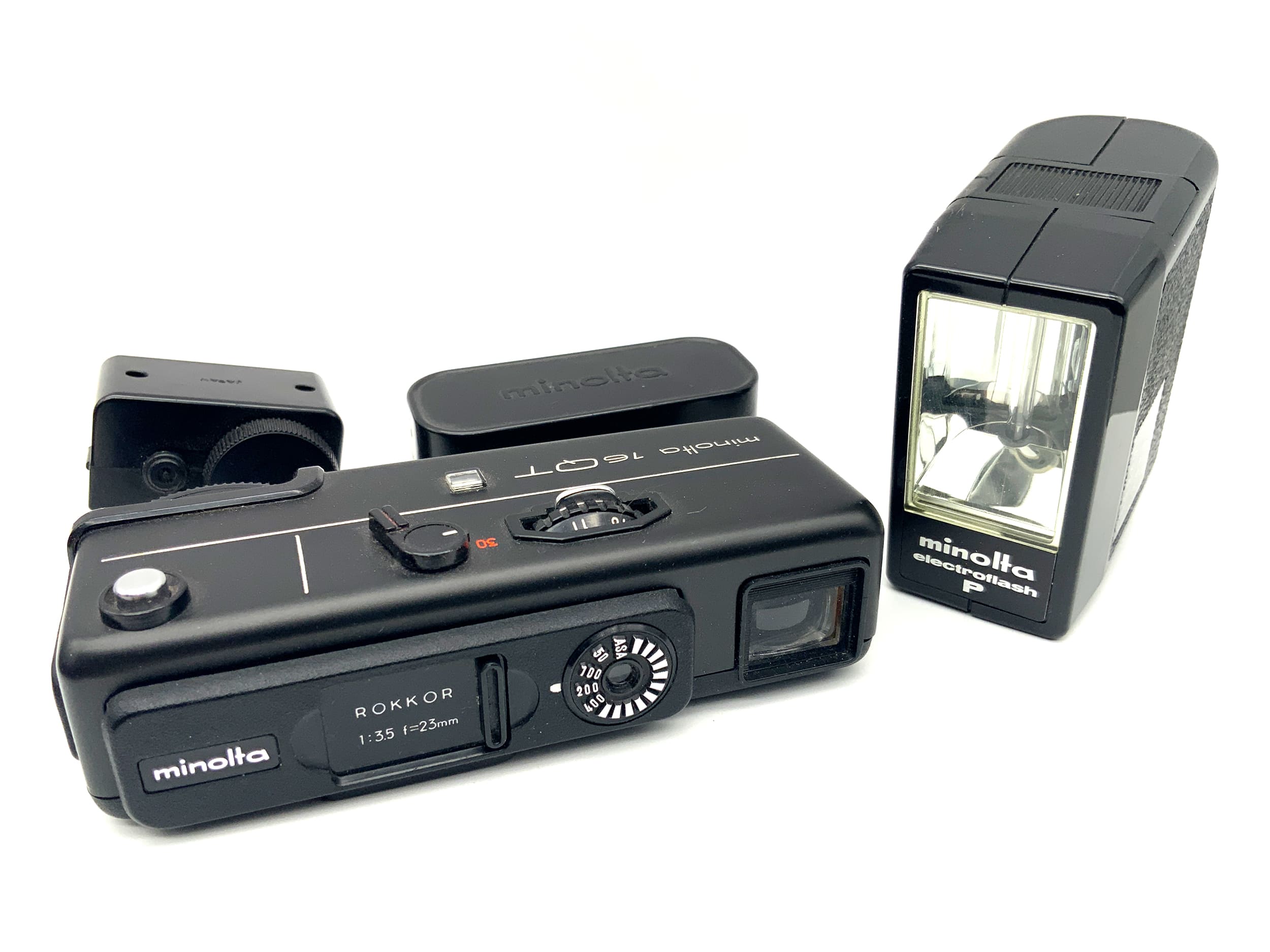 Minolta 16 QT Miniaturkamera mit Rokkor 23mm 1:3.5 Kleinstbildkamera