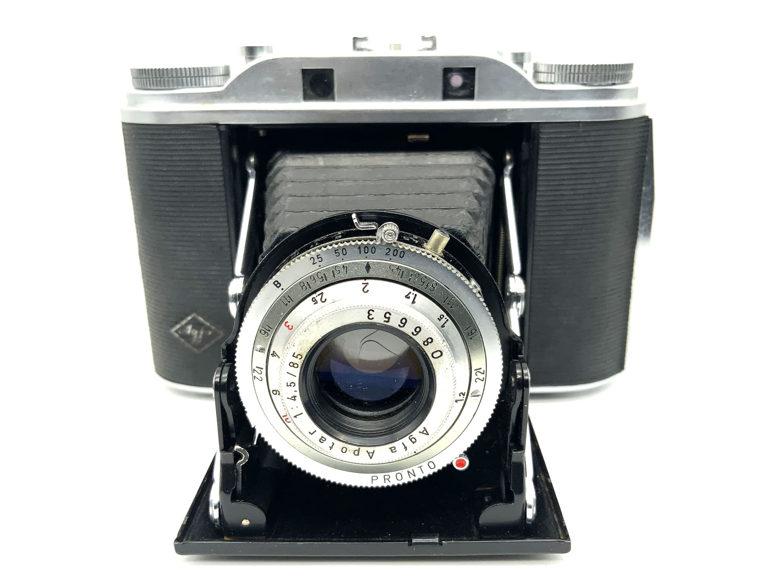 Appareil photo pliable Agfa Isolette III avec Apotar 1:4.5 85mm 3 Pronto