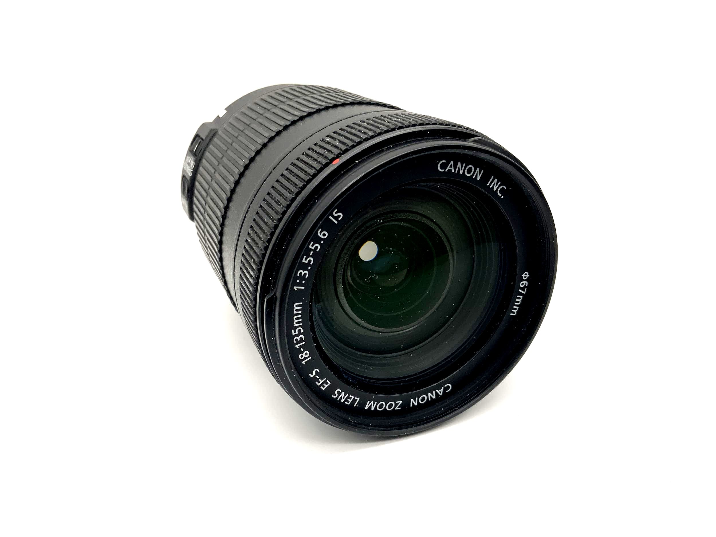 Objectif Canon 18-135 mm 1:3,5-5,6 avec stabilisateur d'image IS et objectif macro (Canon EF-S)