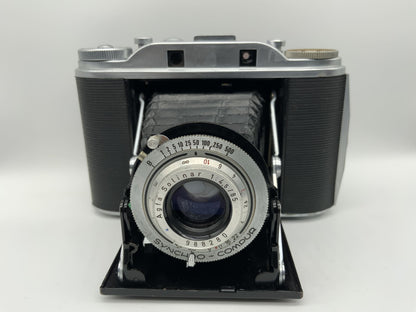 Agfa Isolette III Klappkamera mit Solinar 1:4.5 85mm 3 Synchro-Compur