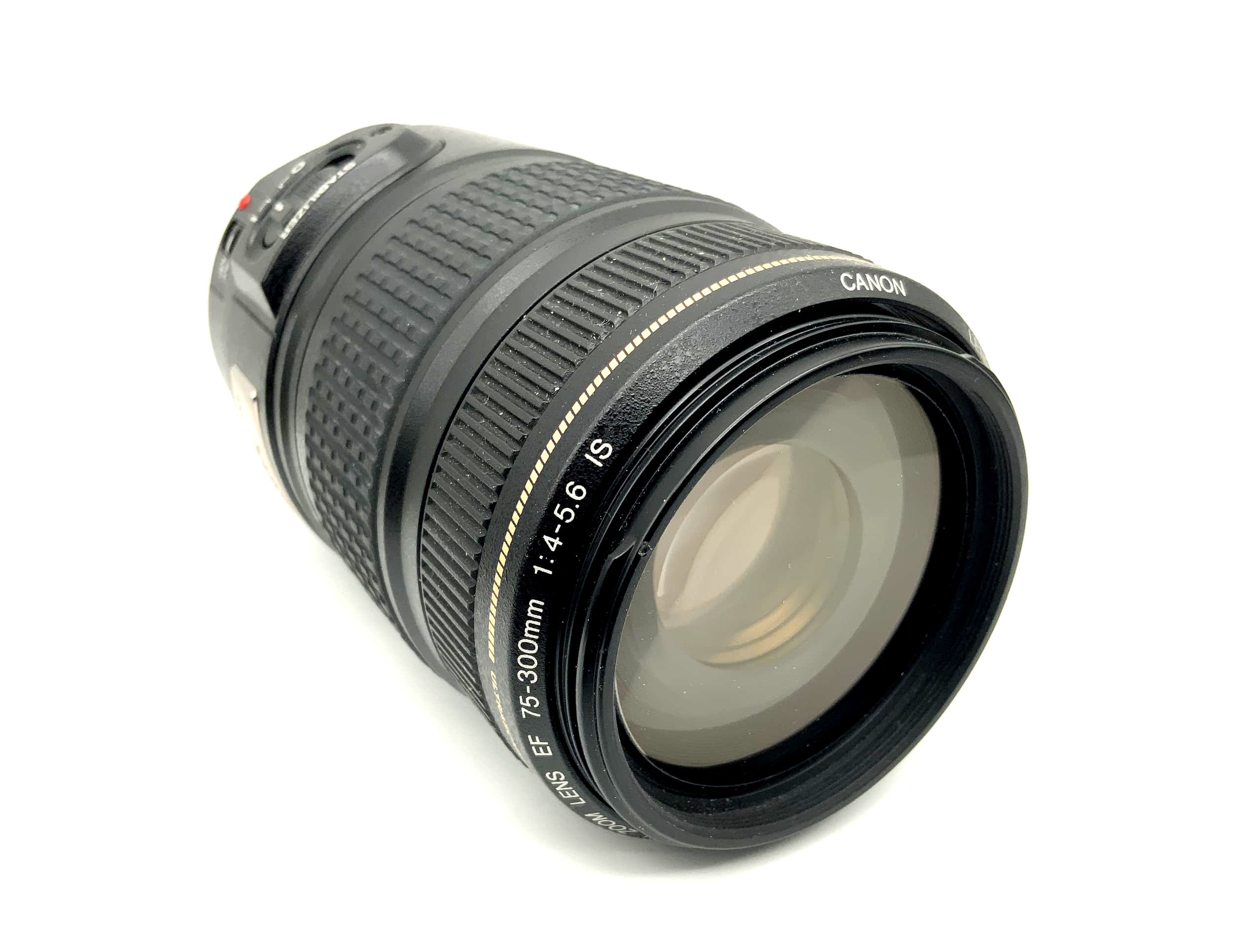 Objectif Canon 75-300 mm 1:4-5,6 avec stabilisateur d'image IS et objectif ultrasonique (Canon EF)