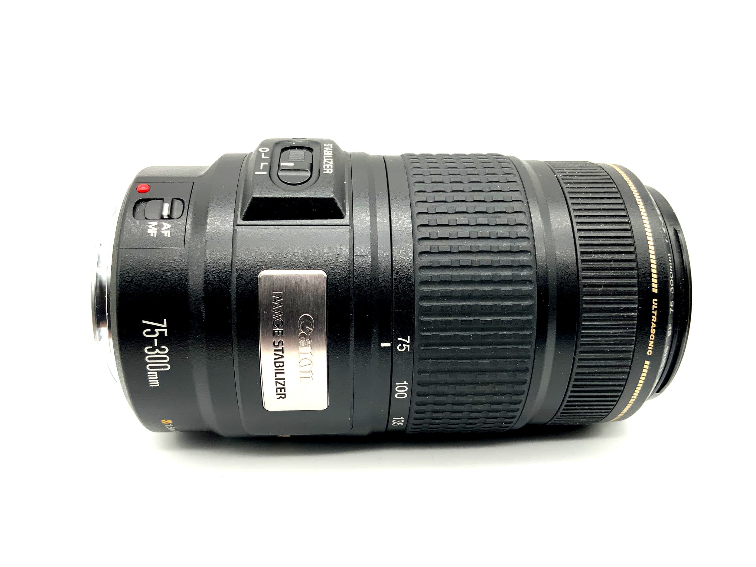 Objectif Canon 75-300 mm 1:4-5,6 avec stabilisateur d'image IS et objectif ultrasonique (Canon EF)