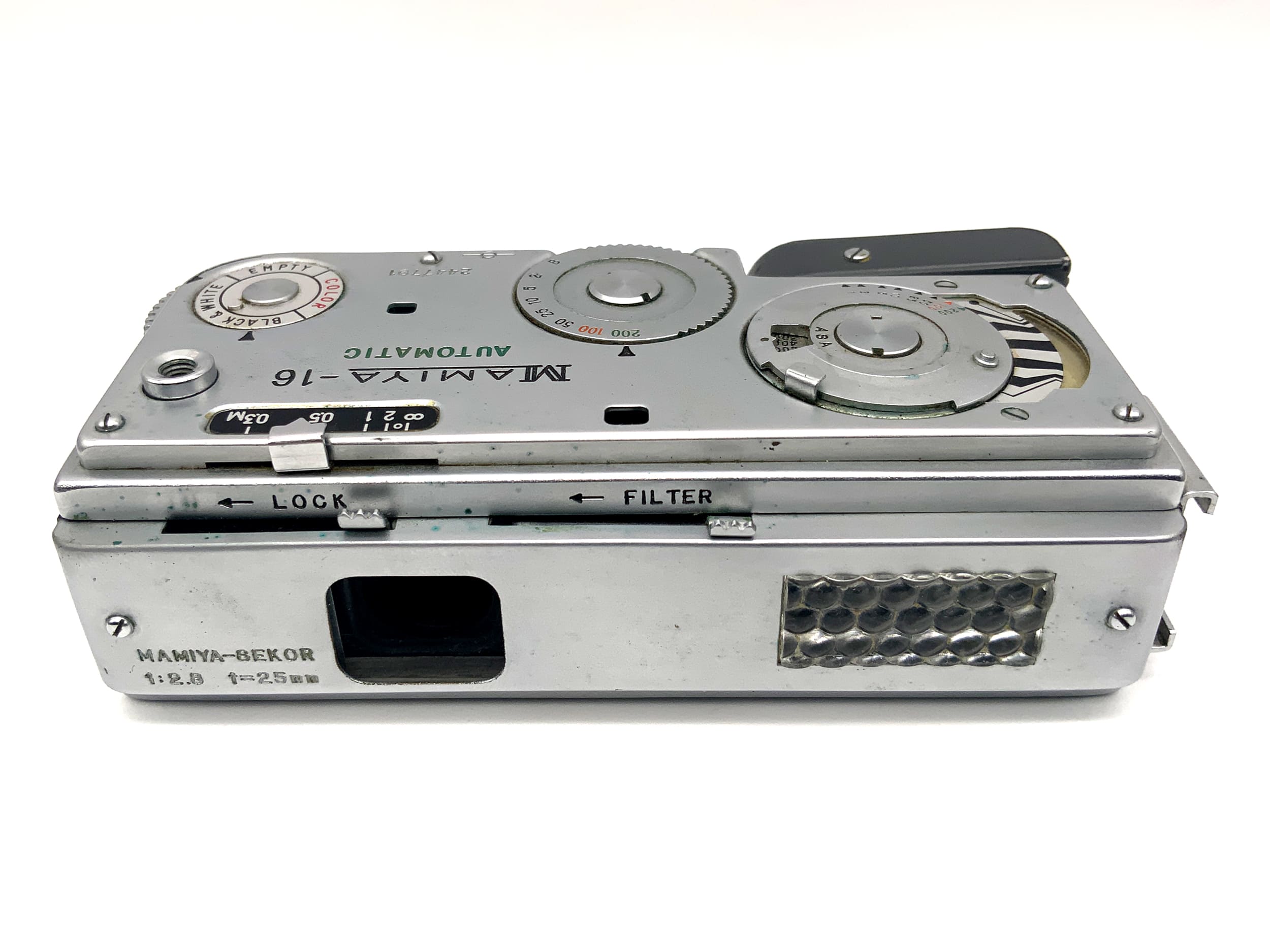 Mamiya 16 Automatic Miniaturkamera mit Sekor 25mm 1:2.8 Kleinstbildkamera