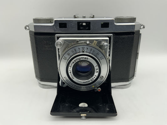 Zeiss Ikon Contina Klappkamera mit Novar-Anastigmat 1:3.5 45mm Prontor -SV