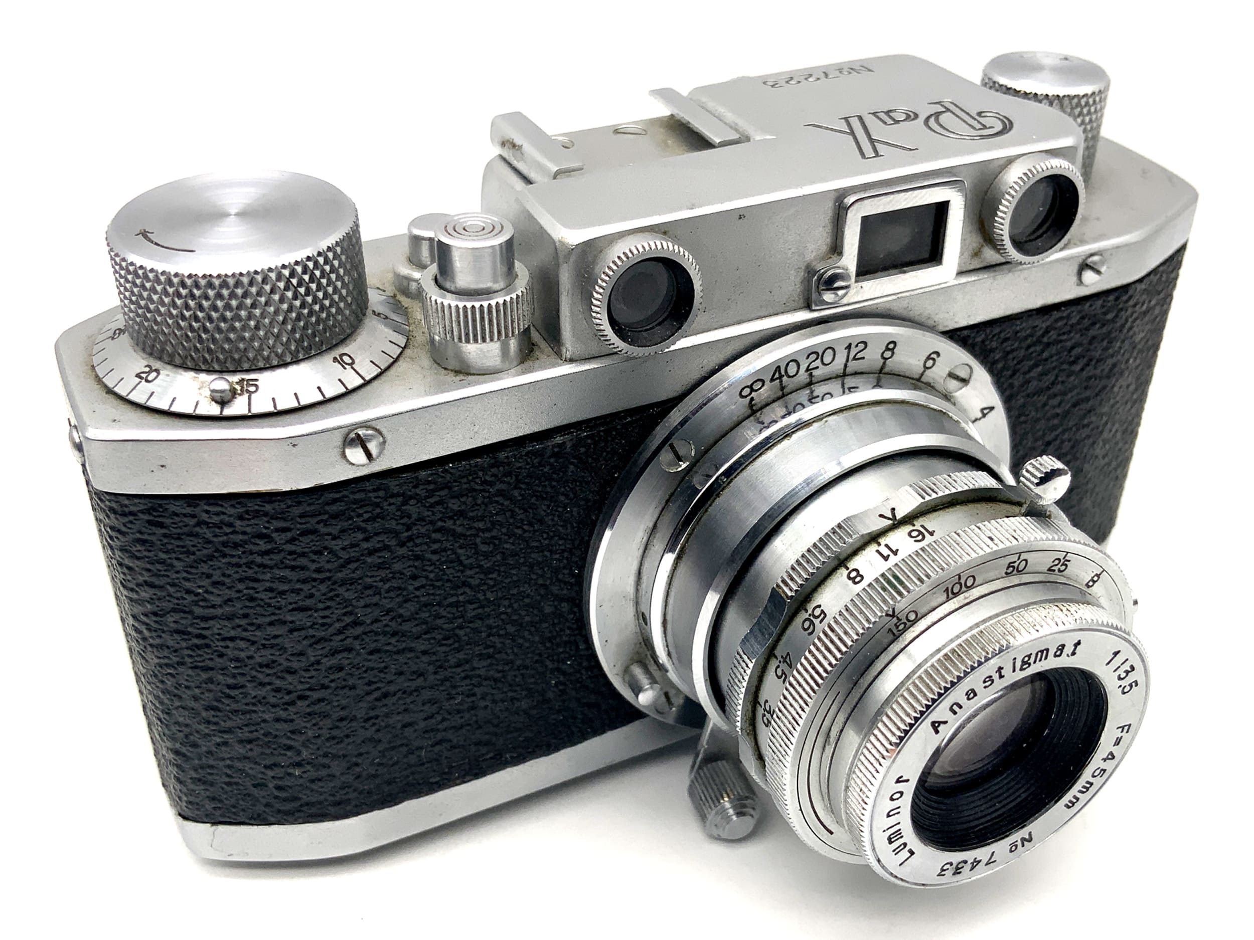 Yamato Pax I Sucherkamera mit Luminor 45mm 1:3.5 Kompaktkamera Analogkamera