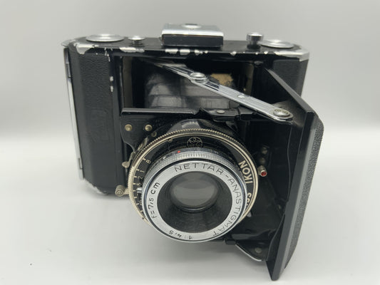 Zeiss Ikon Nettar 515 Klappkamera mit Anastigmat 1:4.5 7,5cm 75mm Klio