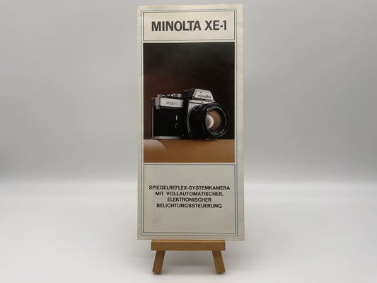 Minolta XE-1 Broschüre Magazin Prospekt Deutsch