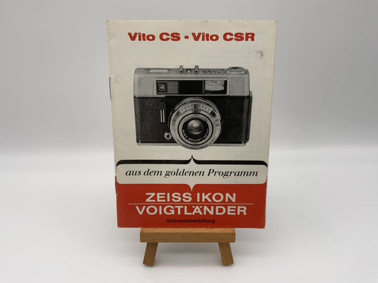 Voigtländer Vito CS / CSR aus dem goldenen Programm Bedienungsanleitung Deutsch