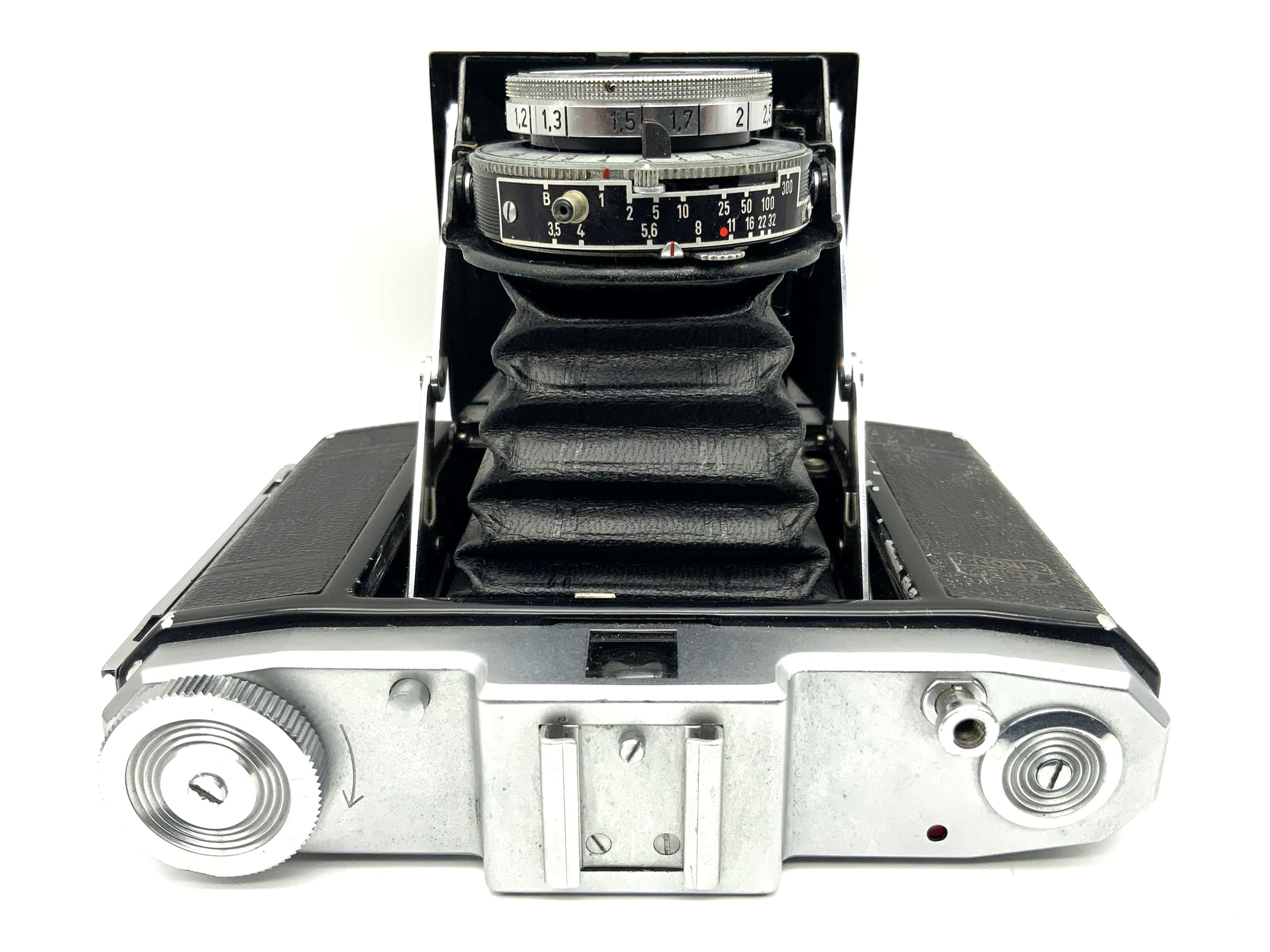 Appareil photo pliable Zeiss Ikon Nettar 518/16 avec objectif Novar Anastigmat 1:3,5 75 mm Prontor-S