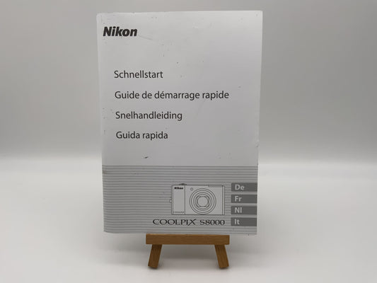 Nikon Coolpix S8000 Schnellstart Bedienungsanleitung Deutsch