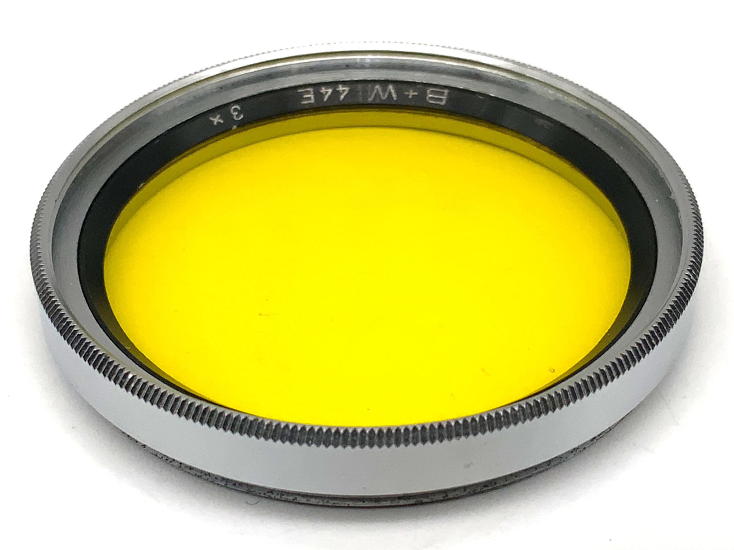 B+W color filter 44E 3x yellow in silver filter 44mm filter thread