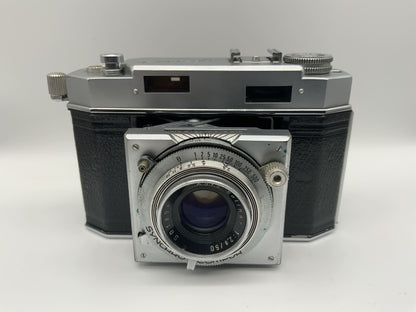 Agfa Karat 36 Klappkamera mit Solinar 1:2.8 50mm Synchro-Compur