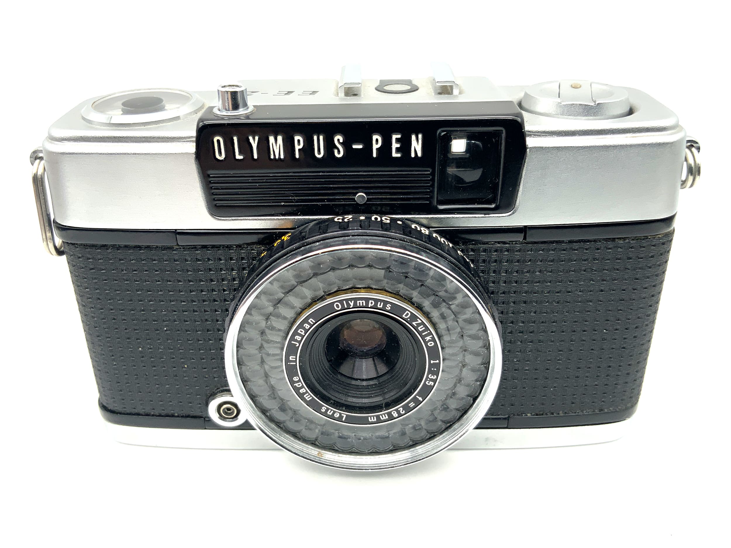 Olympus PEN EE-2 Sucherkamera mit D.Zuiko 28mm 1:3.5 Kompaktkamera Analogkamera