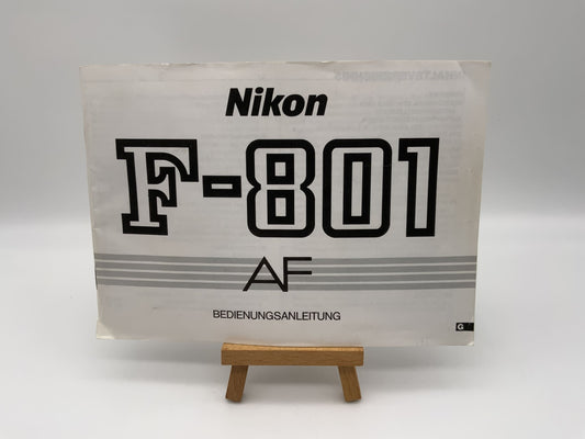 Nikon F-801 AF Bedienungsanleitung Deutsch