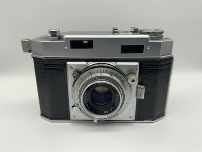 Agfa Karat 36 Klappkamera mit Solinar 1:2.8 50mm Synchro-Compur