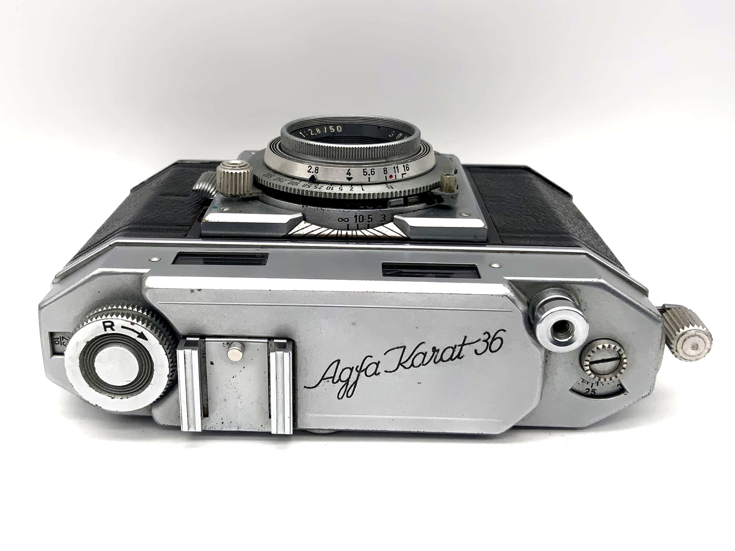 Appareil photo pliable Agfa Karat 36 avec synchro-compur Solinar 1:2,8 50 mm