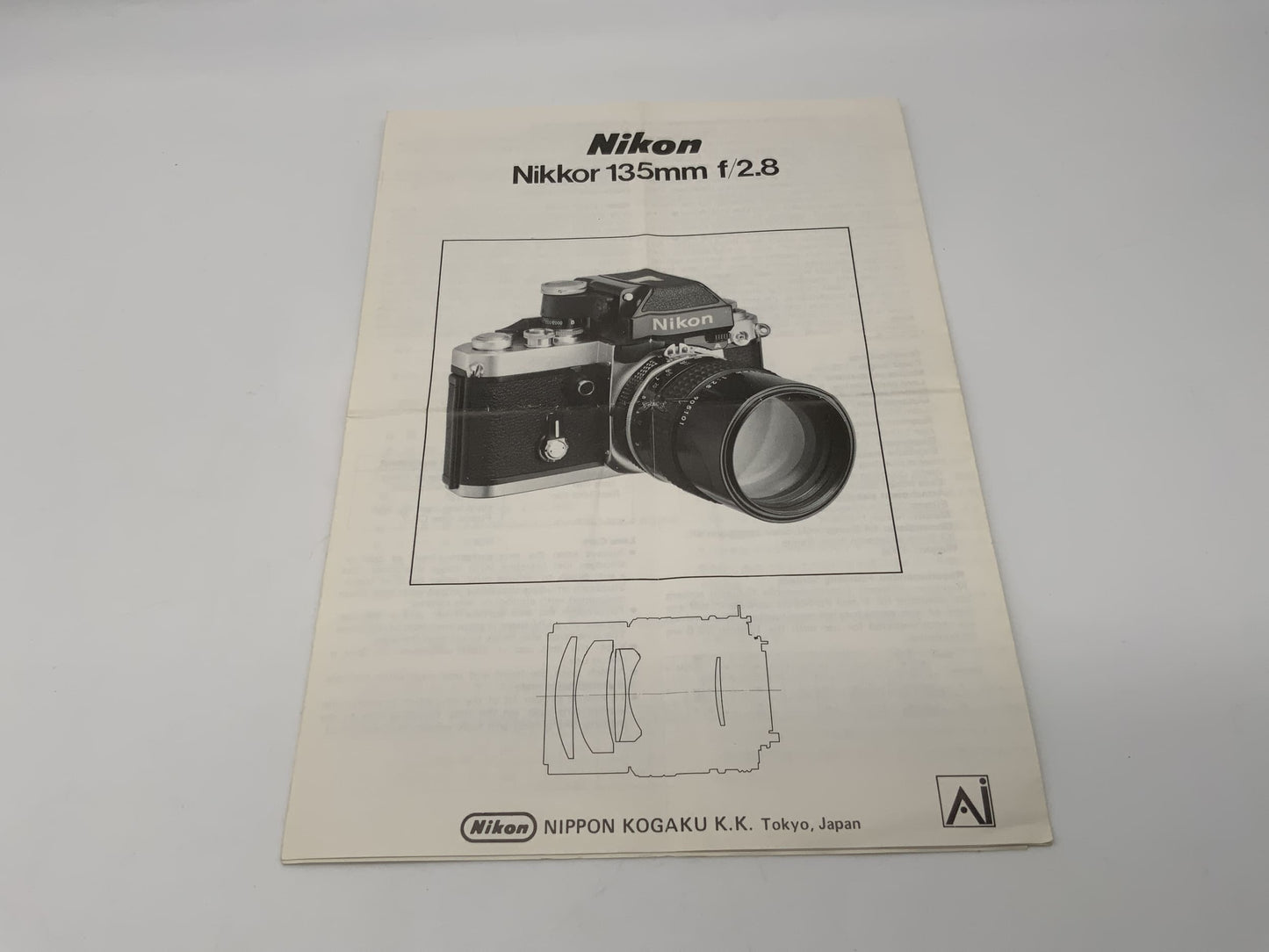 Nikon Nikkor 135mm f/2.8 Ai Bedienungsanleitung Deutsch