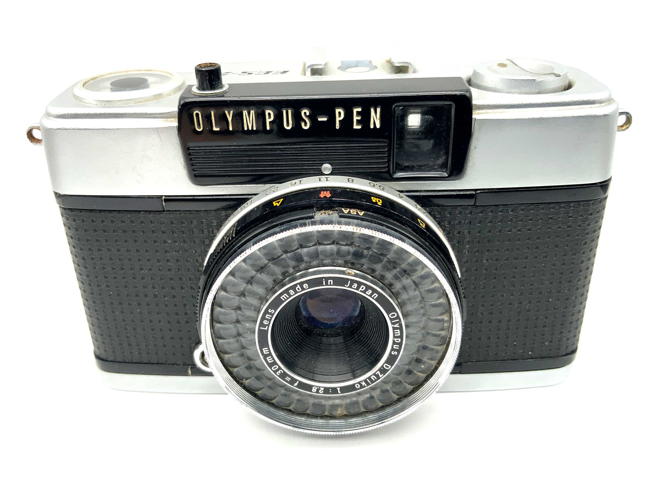 Olympus PEN EES-2 Sucherkamera mit D.Zuiko 30mm 1:2.8 Analogkamera