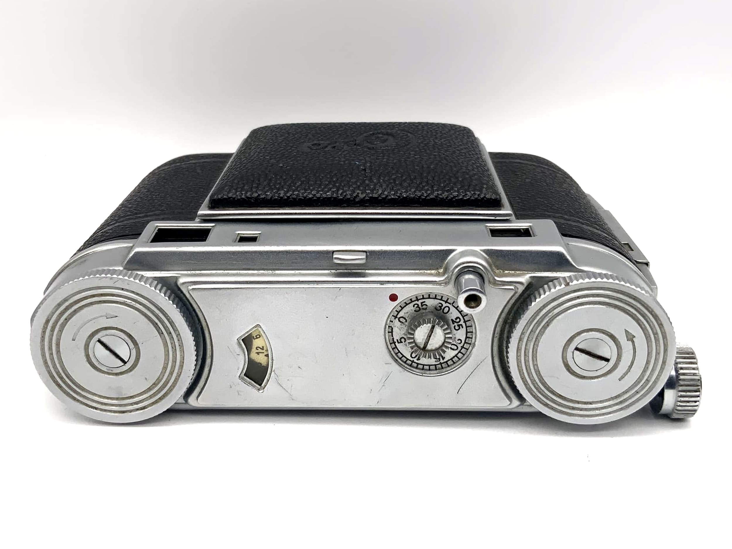 Appareil photo pliable Certo avec objectif Carl Zeiss Tessar 1:3,5 5 cm 50 mm rouge T Compur Rapid