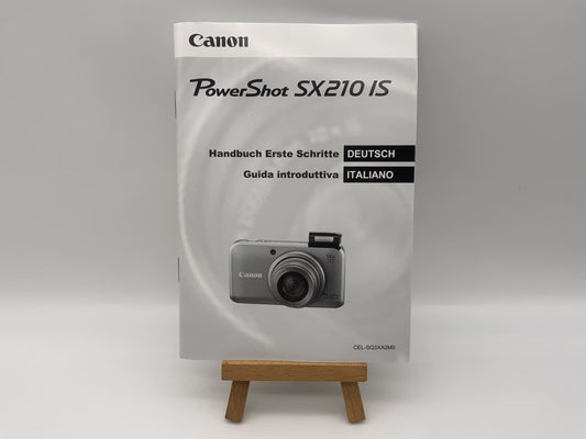 Canon PowerShot SX210 IS Bedienungsanleitung Deutsch