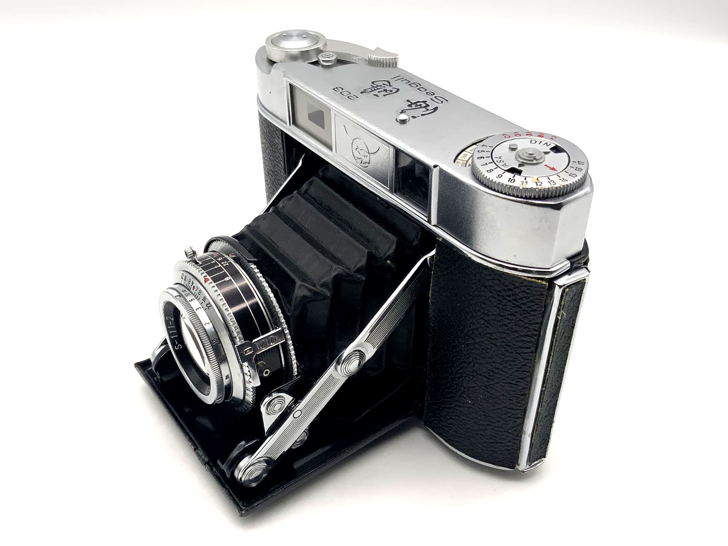 Appareil photo pliable Seagull 203 avec objectif 1:3,5 75 mm S-111-2