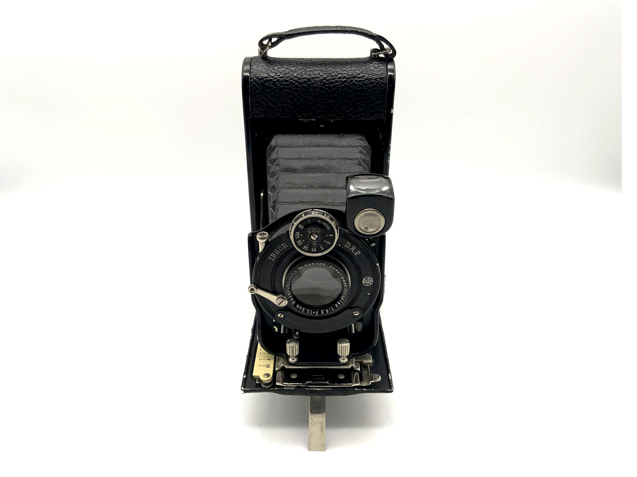 Appareil photo pliable Orion Rio 84 avec Meyer Görlitz Trioplan 1:4,5 10,5 cm Orionwerk