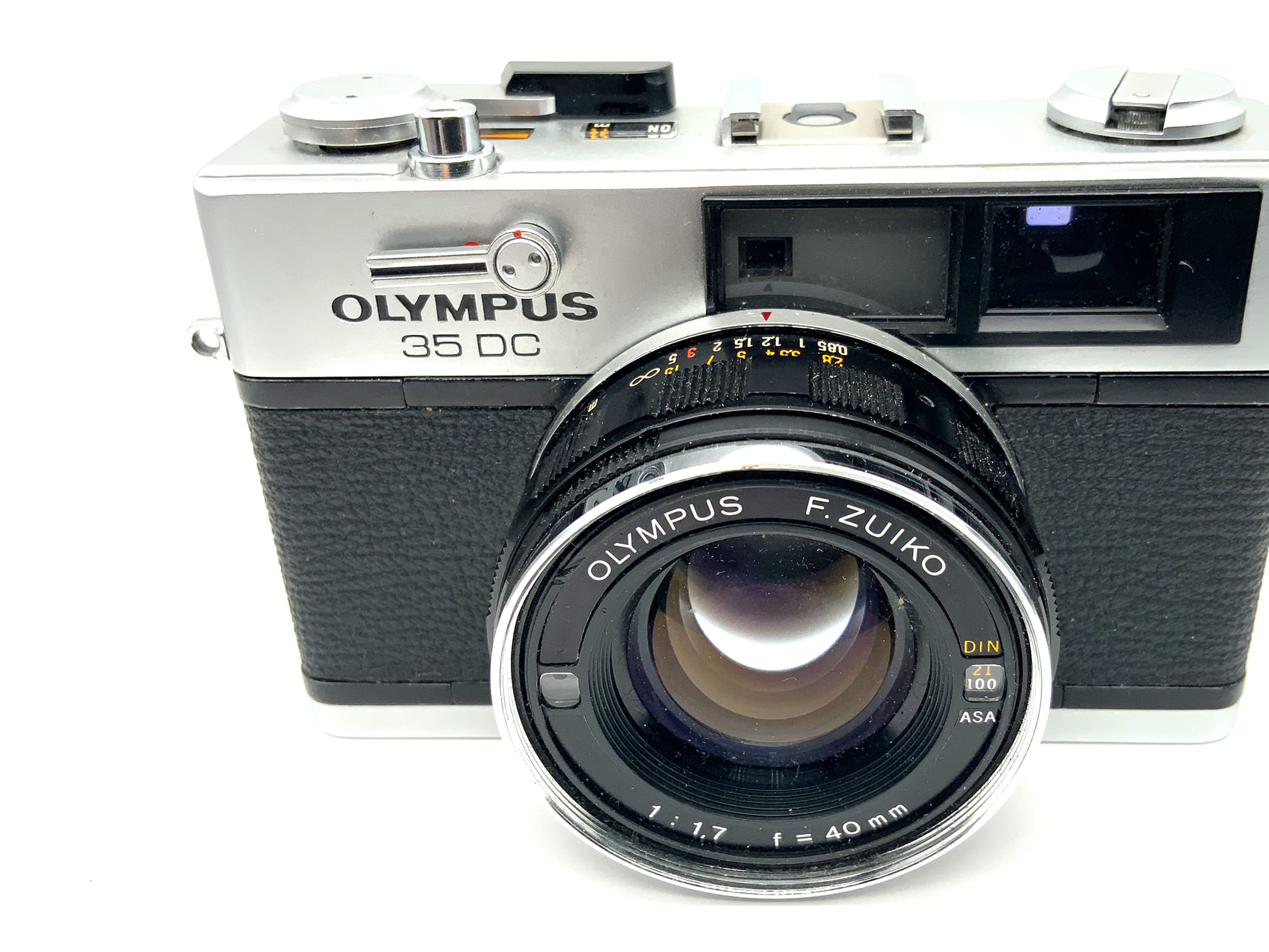 Olympus 35 DC Messsucherkamera mit F.Zuiko 40mm 1:1.7 Analogkamera