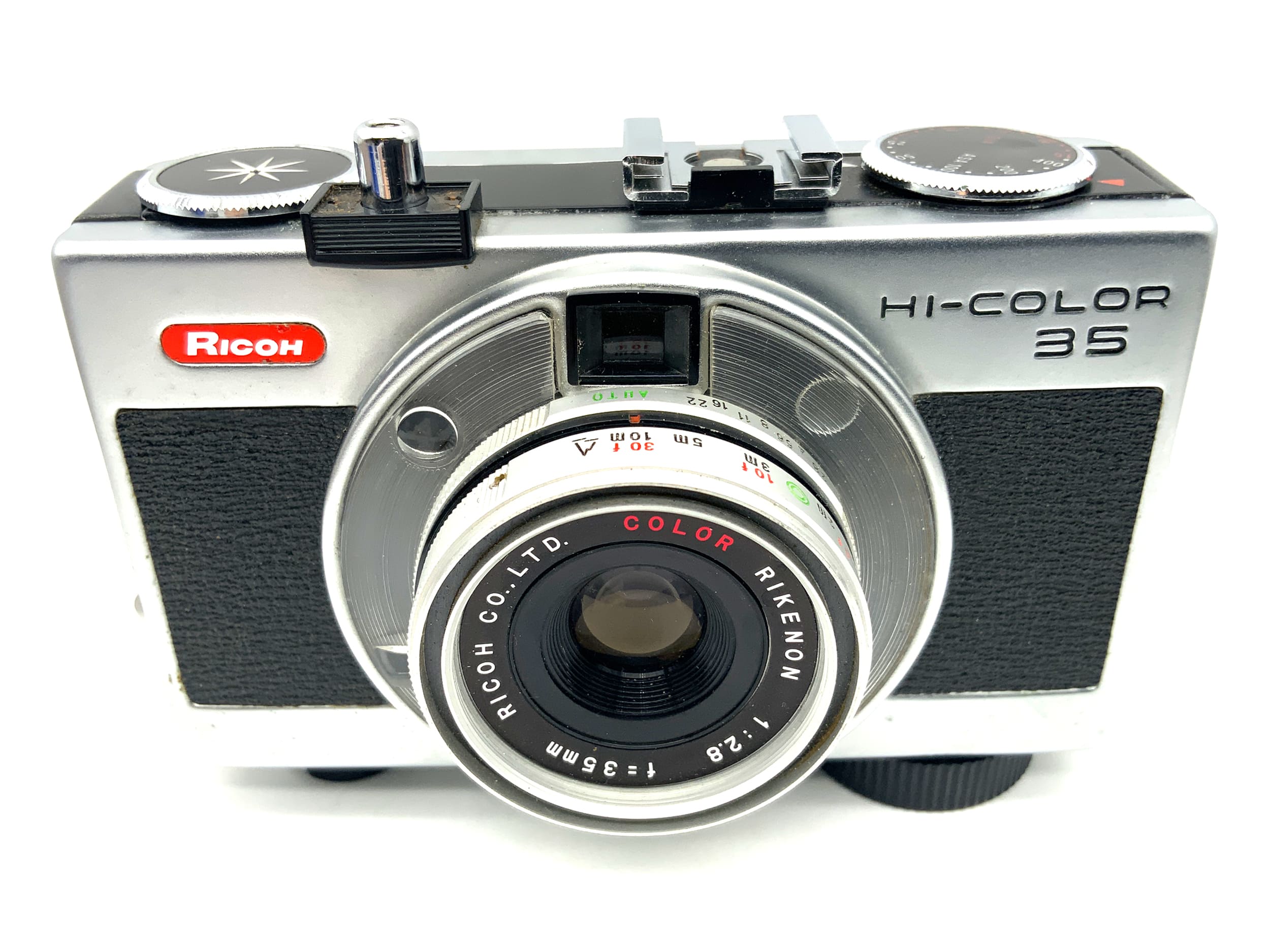 Ricoh HI-Color 35 Sucherkamera mit Color Rikenon 35mm 1:2.8 Analogkamera