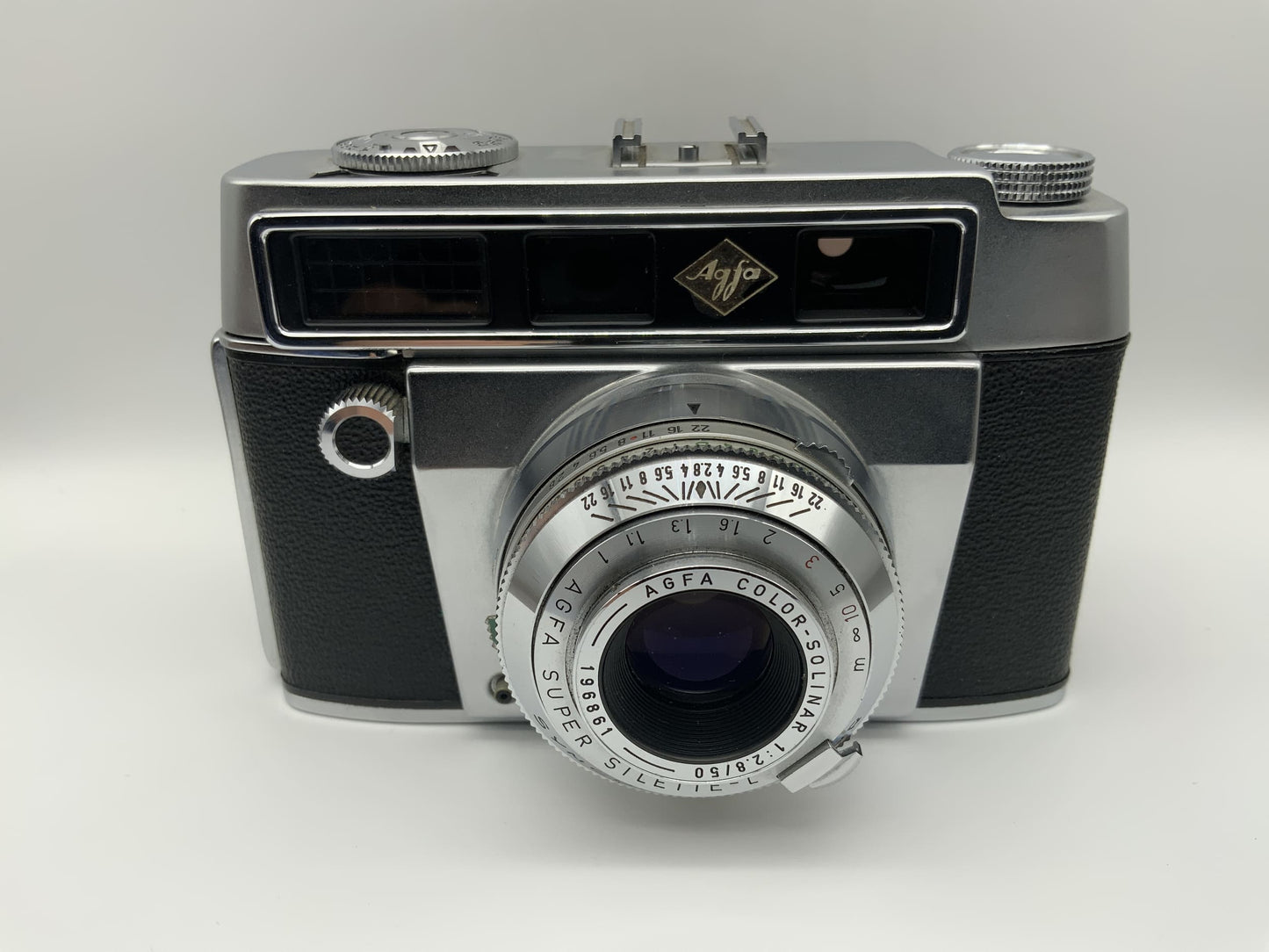 Agfa Super Silette-L Sucherkamera mit Color-Solinar 1:2.8/50 Synchro Compur