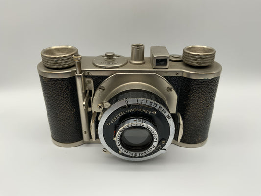 Adox Adrette Sucherkamera mit Steinheil München Cassar 1:2.9 f=5cm Compur