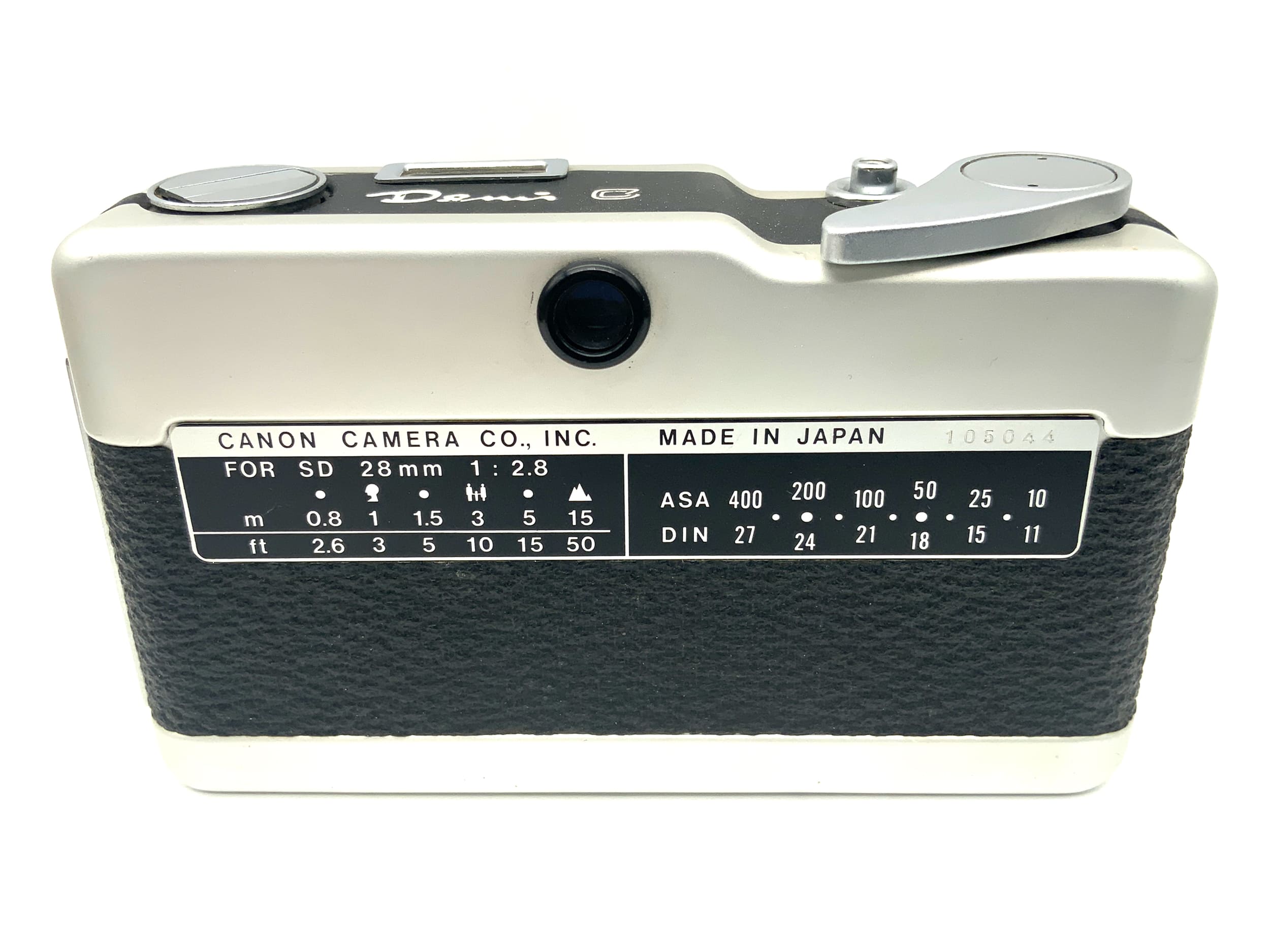 Canon Demi C Sucherkamera mit SD 28mm 1:2.8 Halbformatkamera Analogkamera