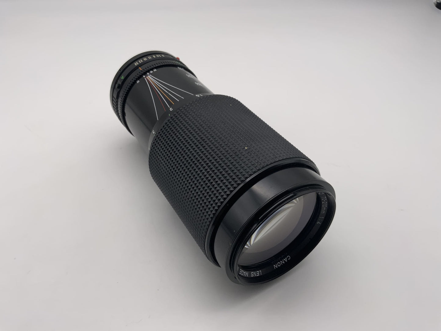 Objectif Canon 70-210 mm 1:4 Objectif zoom Objectif de l'appareil photo (Canon FD)