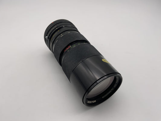 Objectif Soligor 70-160 mm 1:3,5 Zoom C/D + Objectif d'appareil photo Macr (Canon FD)