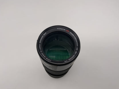 Objectif Konica 80-200 mm 1:4 Objectif d'appareil photo Hexanon Zoom UC (Konica AR)