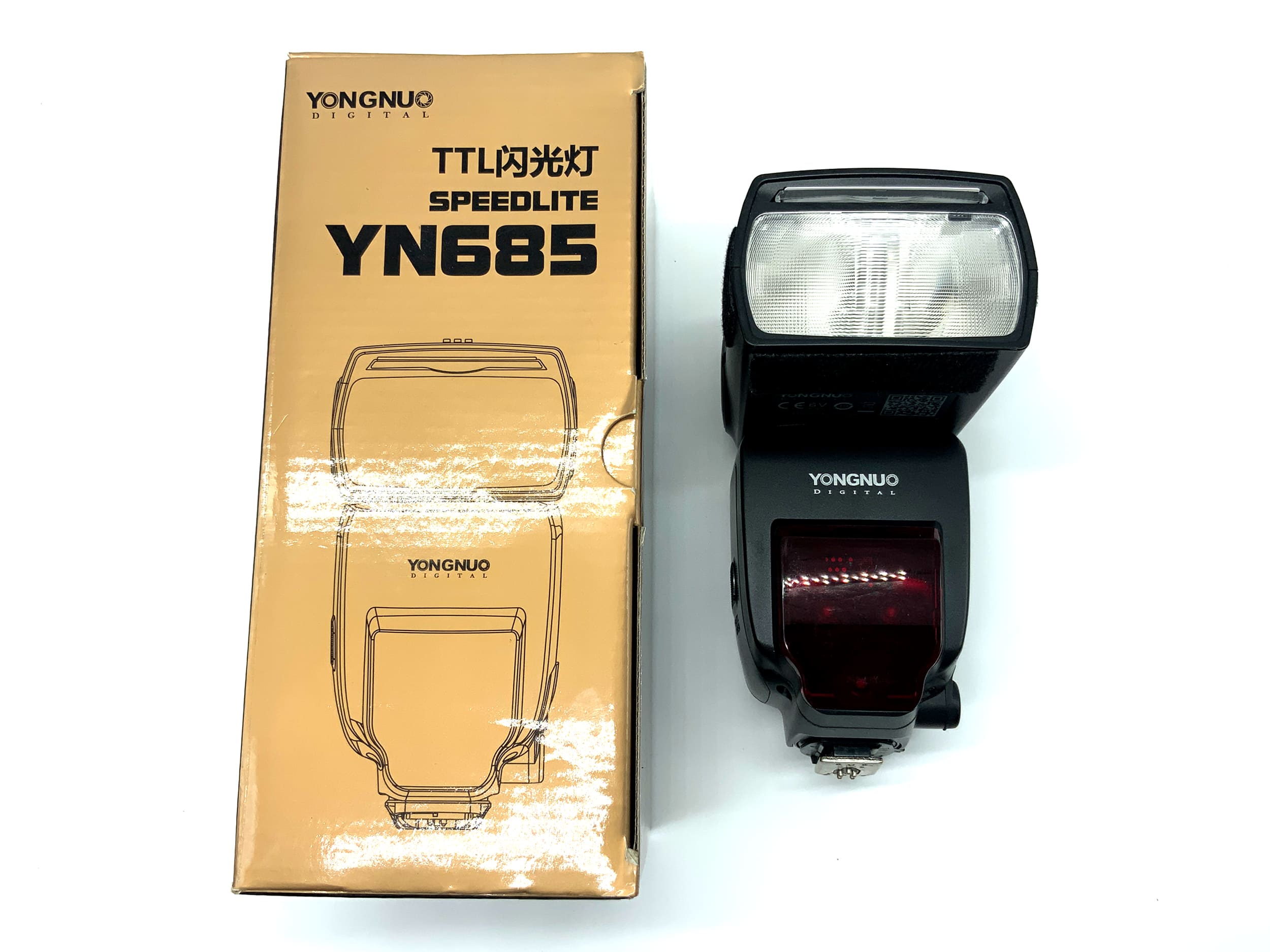 Yongnuo Speedlite YN686 Blitzgerät für Canon ETTL mit OVP Kamera Blitz Flash