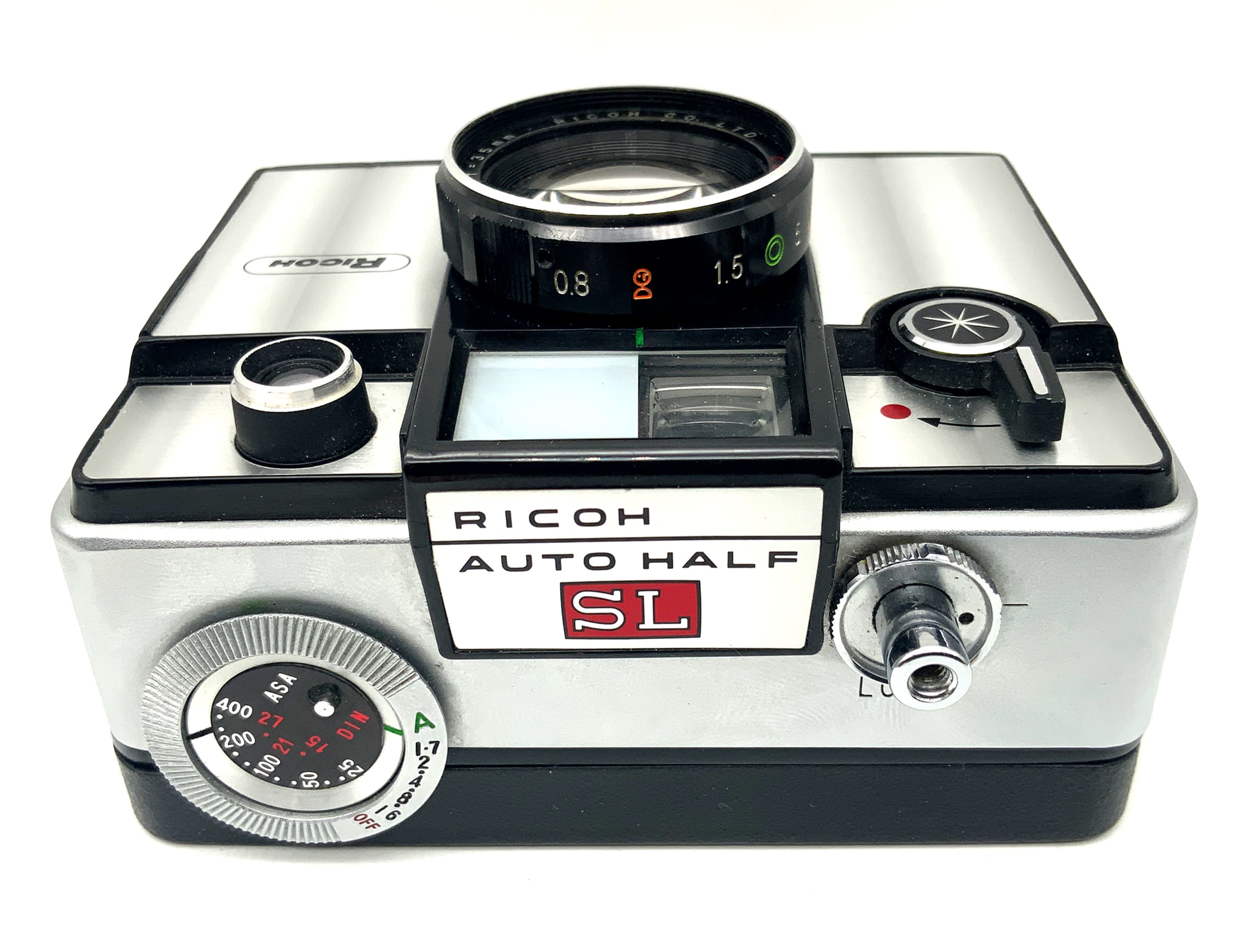 Ricoh Auto Half SL Sucherkamera mit Color Rikenon 35mm 1:1.7 Halbformatkamera