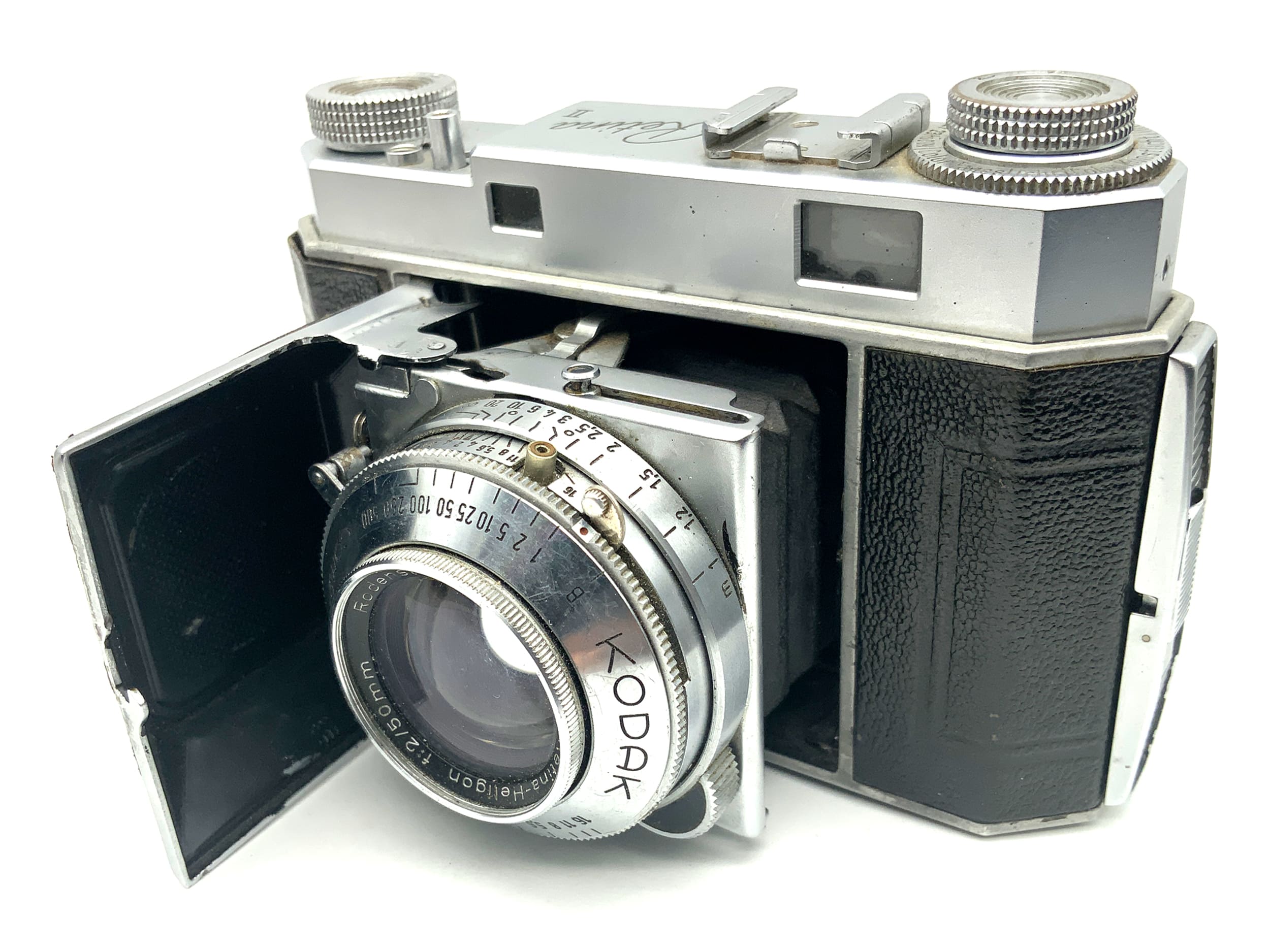 Kodak Retina II Klappkamera mit Rodenstock Retina-Heligon 50mm 1:2 Compur-Rapid
